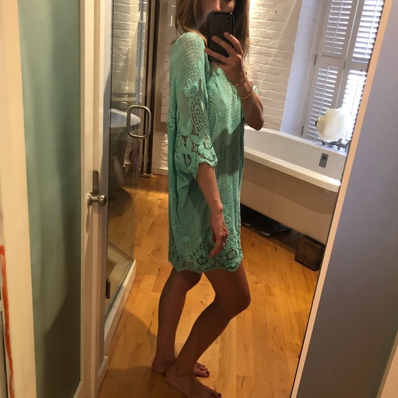 Miguelina Seafoam Green Coverup - Picture 4 of 9